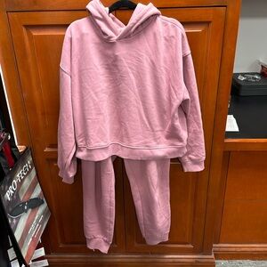 Pink forever 21 sweatsuit